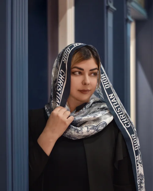 شال ابریشم کریستین دیور